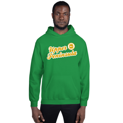 'Upper Peninsula EST. 1837' Hoodie (Gold Script Font) | Unisex Standard