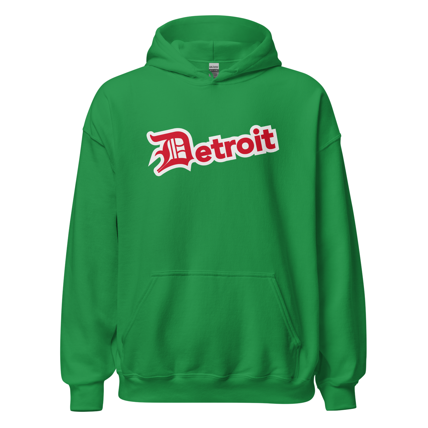 'Detroit' Hoodie (Aliform Red w/ Old English 'D') | Unisex Standard