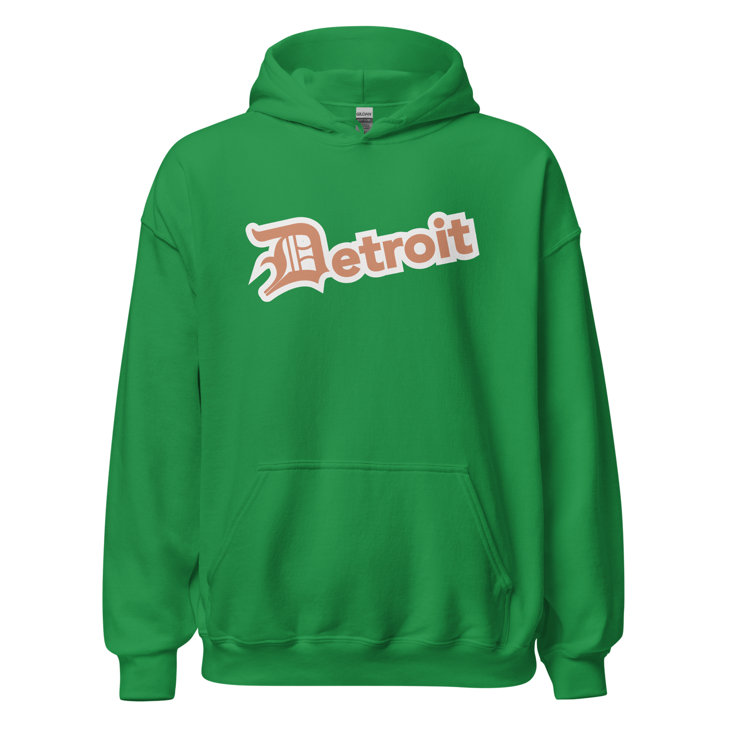 'Detroit' Hoodie (Copper w/ Old English 'D') | Unisex Standard