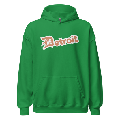 'Detroit' Hoodie (Copper w/ Old English 'D') | Unisex Standard