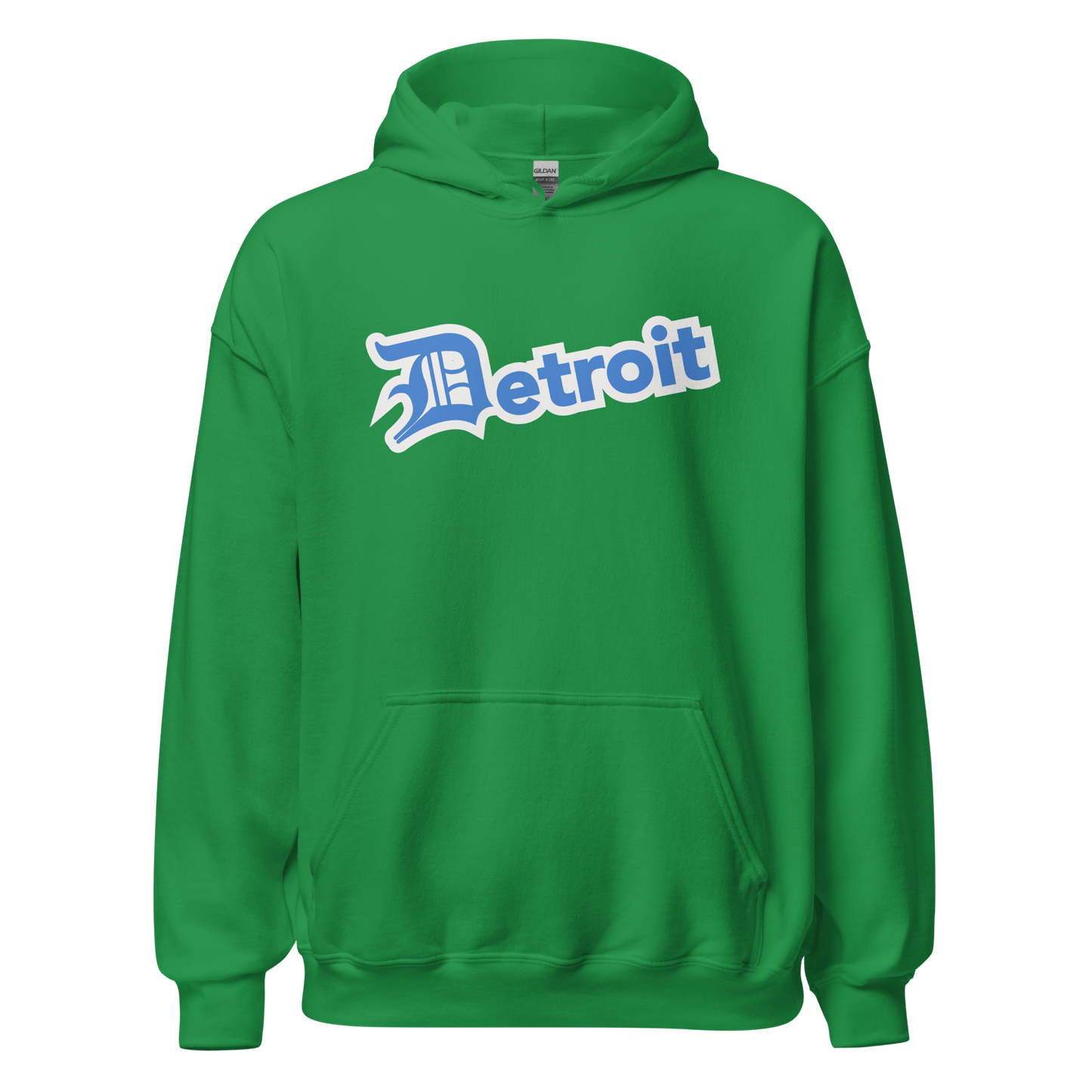 'Detroit' Hoodie (Azure w/ Old English 'D') | Unisex Standard