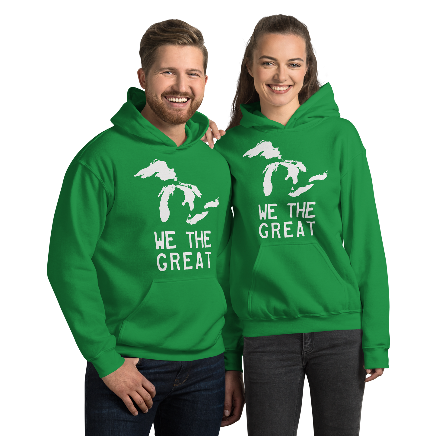 Great Lakes 'We The Great' Hoodie (Birch Bark White) | Unisex Standard