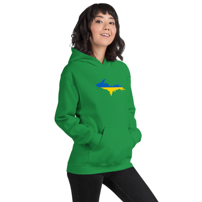 Michigan Upper Peninsula Hoodie (w/ UP Ukraine Outline) | Unisex Standard