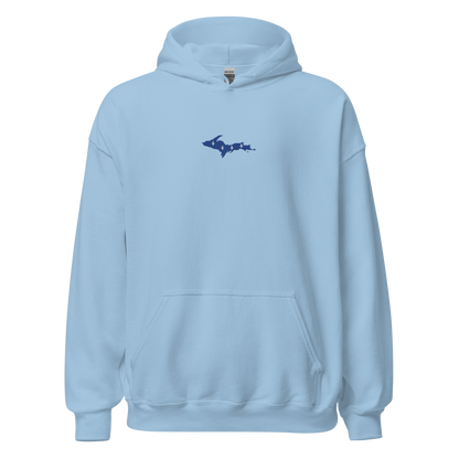 Michigan Upper Peninsula Hoodie (w/ Embroidered UP Quebec Flag Outline) | Unisex Standard