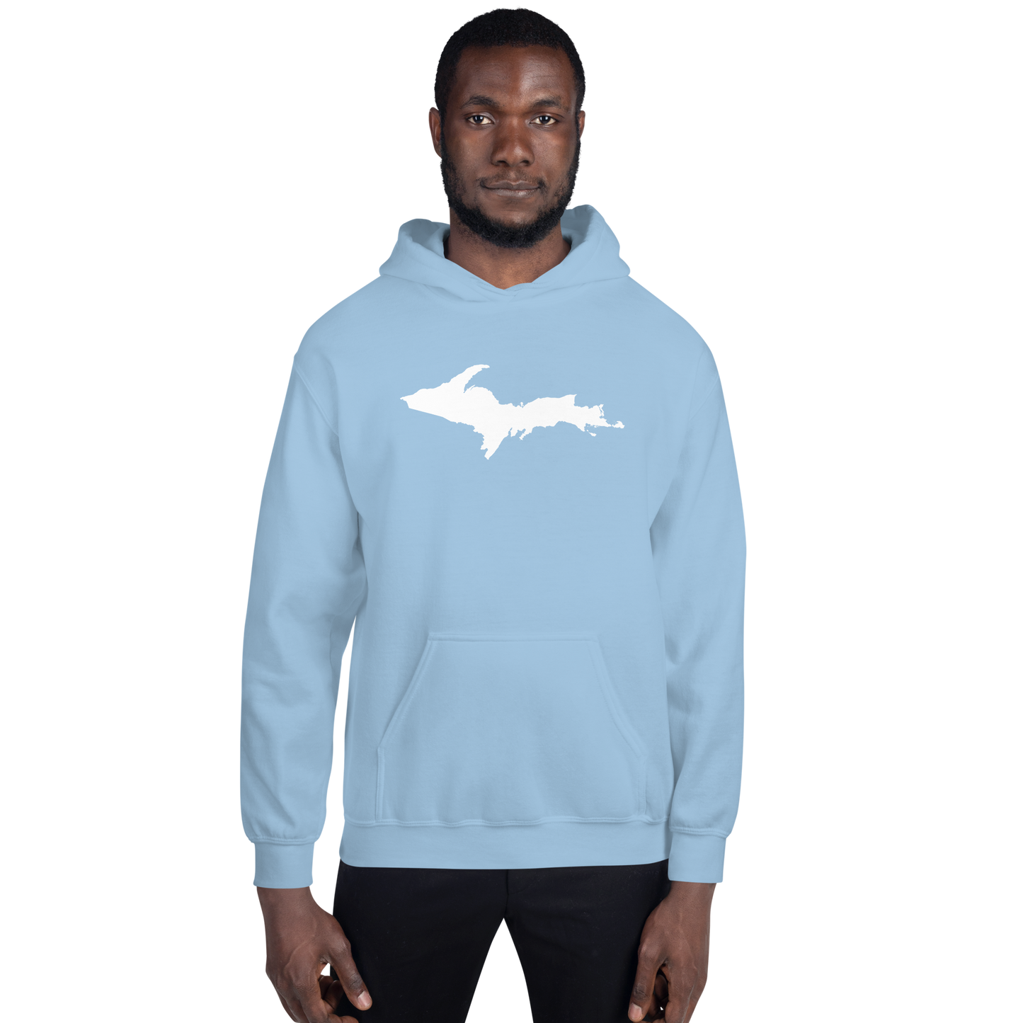 Michigan Upper Peninsula Hoodie (w/ UP Outline) | Unisex Standard