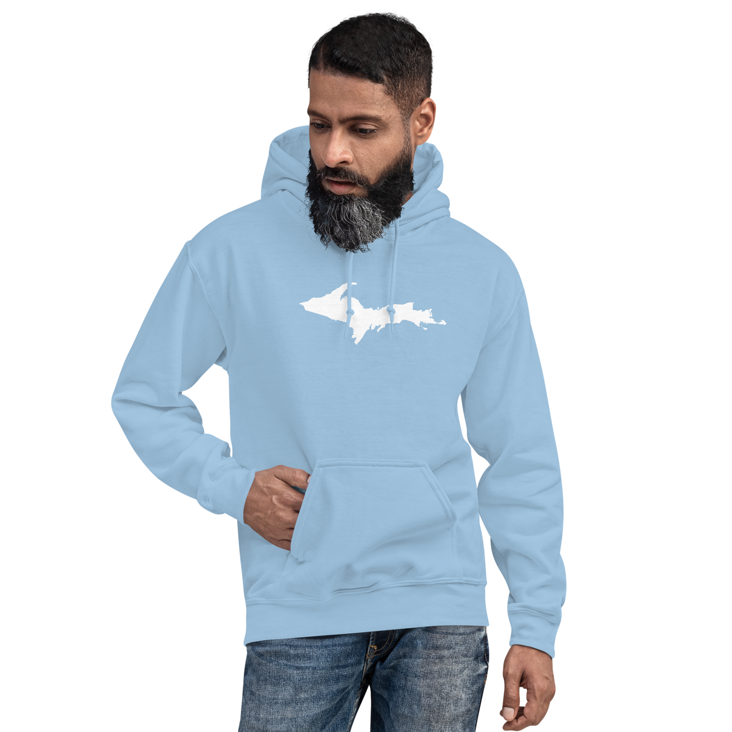 Michigan Upper Peninsula Hoodie (w/ UP Outline) | Unisex Standard