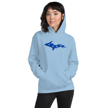 Michigan Upper Peninsula Hoodie (w/ UP Quebec Flag Outline) | Unisex Standard