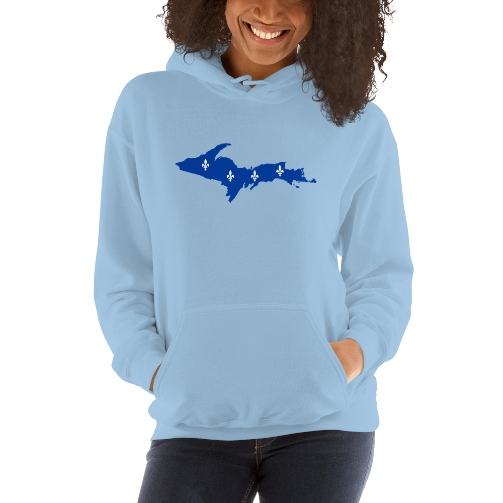 Michigan Upper Peninsula Hoodie (w/ UP Quebec Flag Outline) | Unisex Standard