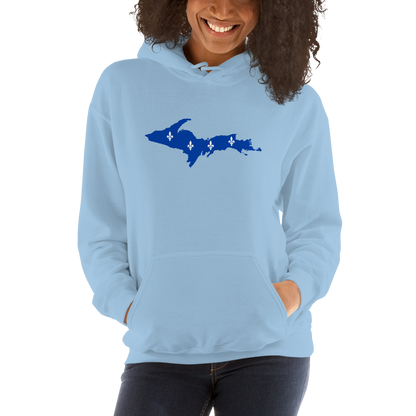 Michigan Upper Peninsula Hoodie (w/ UP Quebec Flag Outline) | Unisex Standard