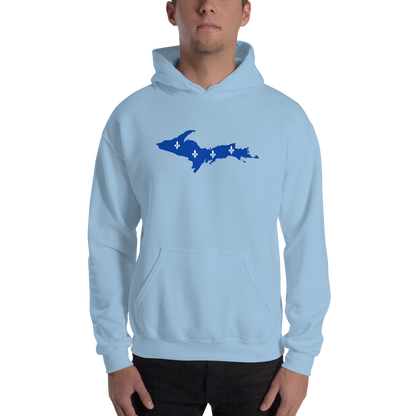 Michigan Upper Peninsula Hoodie (w/ UP Quebec Flag Outline) | Unisex Standard