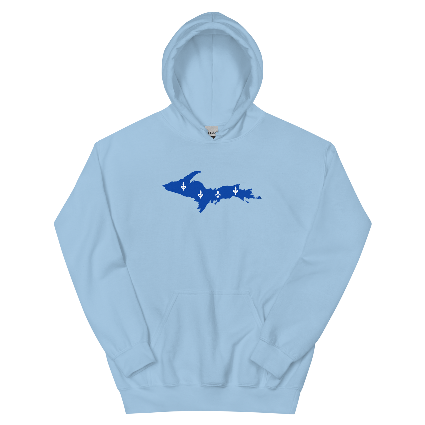 Michigan Upper Peninsula Hoodie (w/ UP Quebec Flag Outline) | Unisex Standard