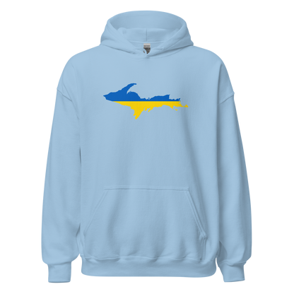 Michigan Upper Peninsula Hoodie (w/ UP Ukraine Outline) | Unisex Standard