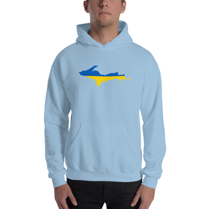 Michigan Upper Peninsula Hoodie (w/ UP Ukraine Outline) | Unisex Standard