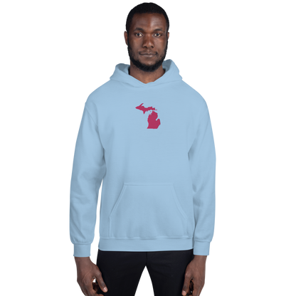 Michigan Hoodie (w/ Pink MI Outline) | Unisex Standard - Emb.