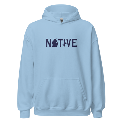 Michigan 'Native' Hoodie (Licence Plate Font) | Unisex Standard - Emb.