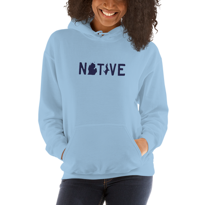 Michigan 'Native' Hoodie (Licence Plate Font) | Unisex Standard - Emb.