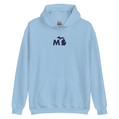 Michigan 'MI' Hoodie (Geometric Sans Font) | Unisex Standard - Emb.