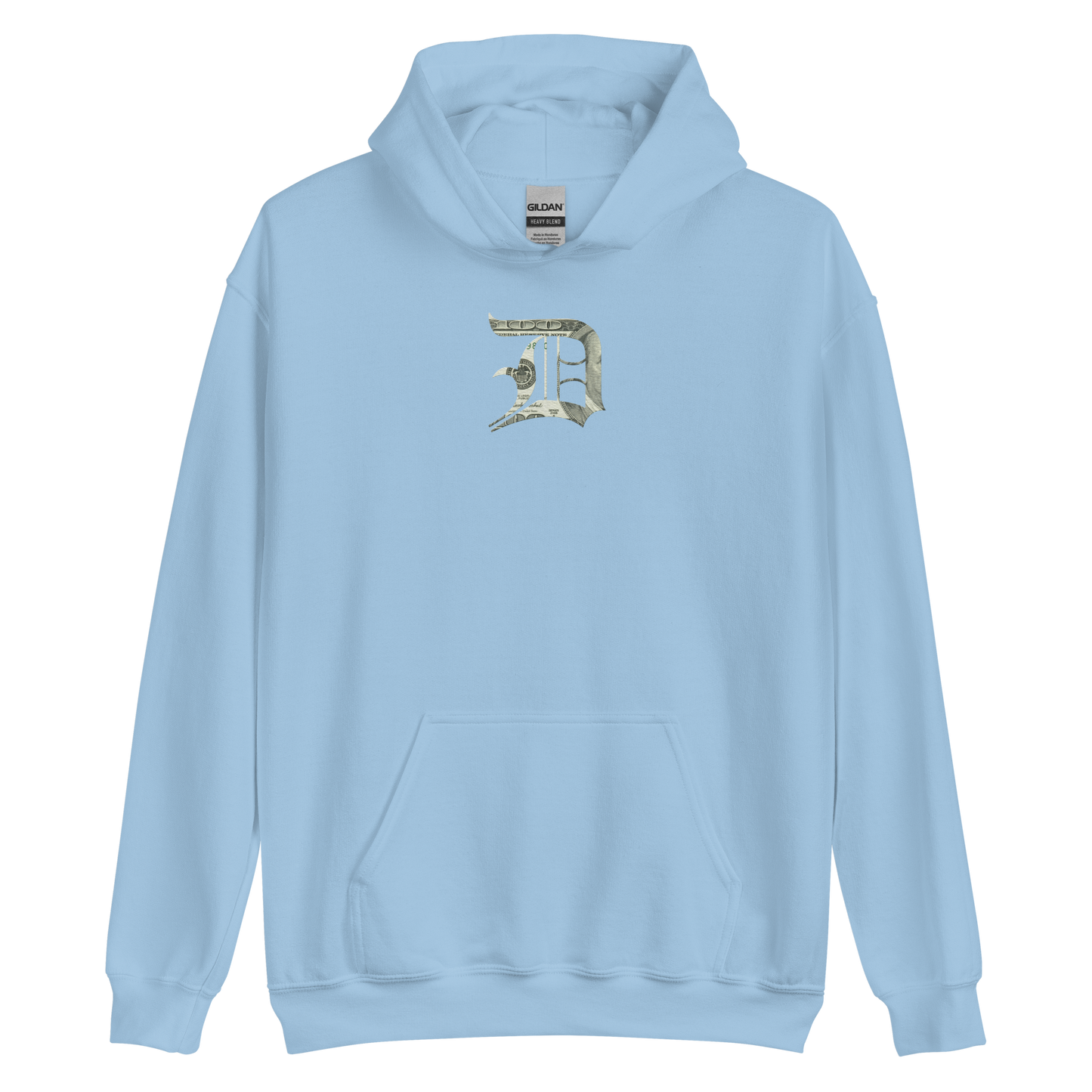 Detroit 'Old English D' Hoodie (Benjamins Edition) | Unisex Standard - Emb.