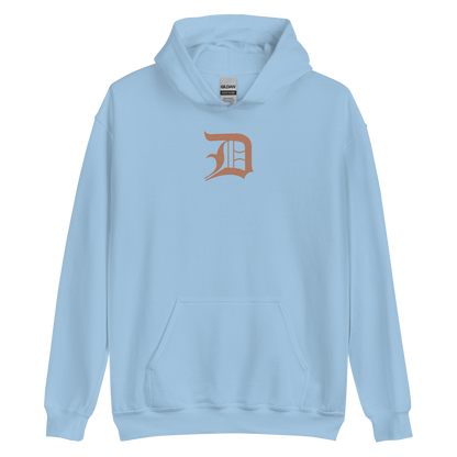 Detroit 'Old English D' Hoodie (Copper Color) | Unisex Standard - Emb.