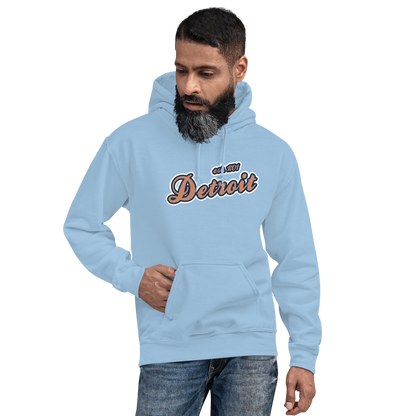 'Detroit EST. 1701' Hoodie (Copper Script Font) | Unisex Standard