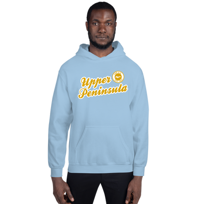 'Upper Peninsula EST. 1837' Hoodie (Gold Script Font) | Unisex Standard