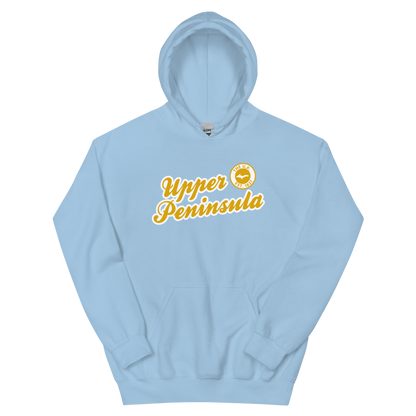 'Upper Peninsula EST. 1837' Hoodie (Gold Script Font) | Unisex Standard