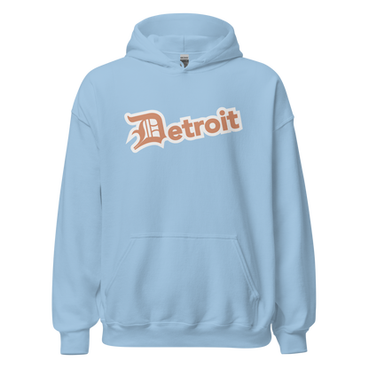 'Detroit' Hoodie (Copper w/ Old English 'D') | Unisex Standard