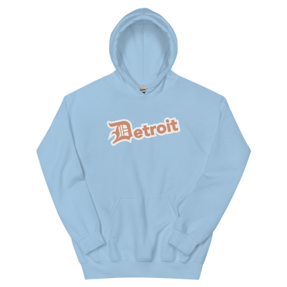 'Detroit' Hoodie (Copper w/ Old English 'D') | Unisex Standard