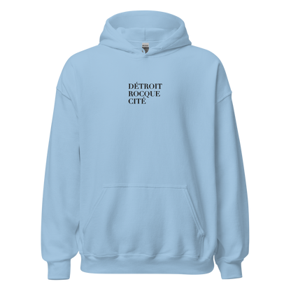 'Détroit Rocque Cité' Hoodie | Unisex Standard - Emb.