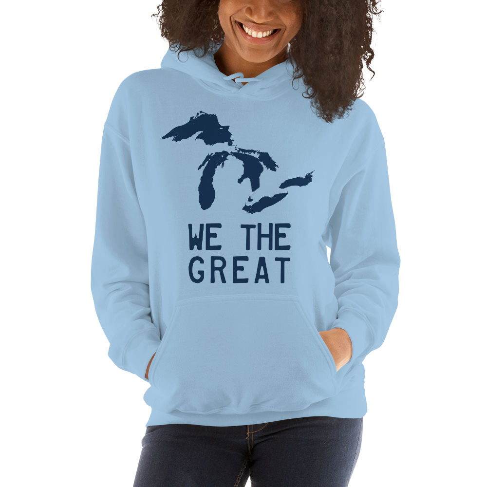 Great Lakes 'We the Great' Hoodie (Navy) | Unisex Standard