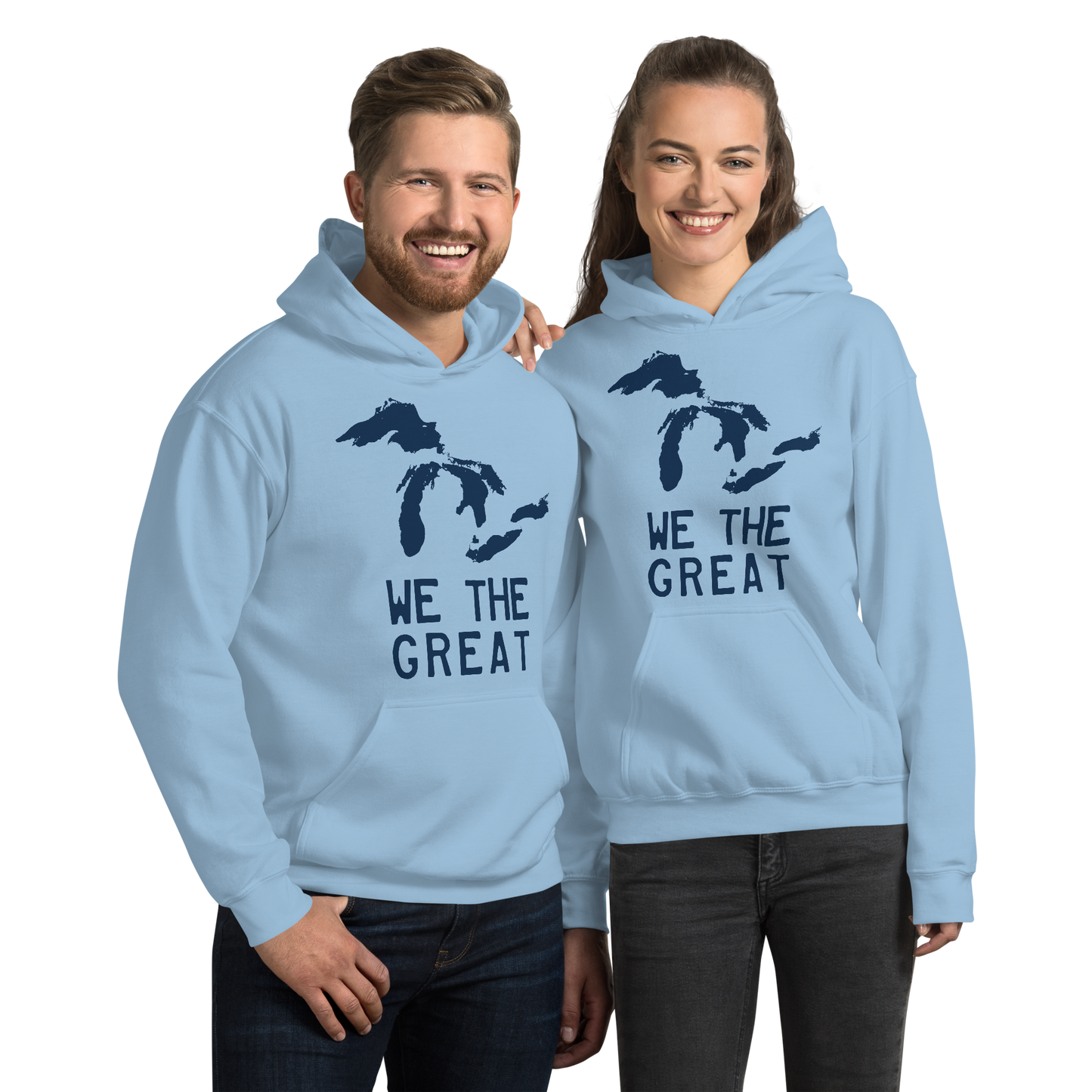 Great Lakes 'We the Great' Hoodie (Navy) | Unisex Standard