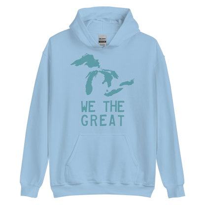 Great Lakes 'We the Great' Hoodie (Huron Blue) | Unisex Standard