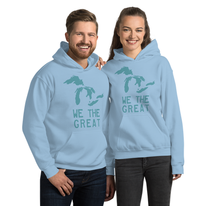 Great Lakes 'We the Great' Hoodie (Huron Blue) | Unisex Standard