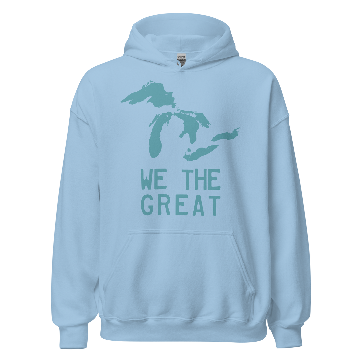 Great Lakes 'We the Great' Hoodie (Huron Blue) | Unisex Standard