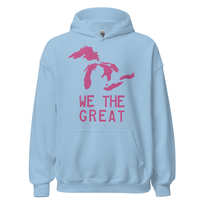 Great Lakes 'We the Great' Hoodie (Apple Blossom Pink) | Unisex Standard