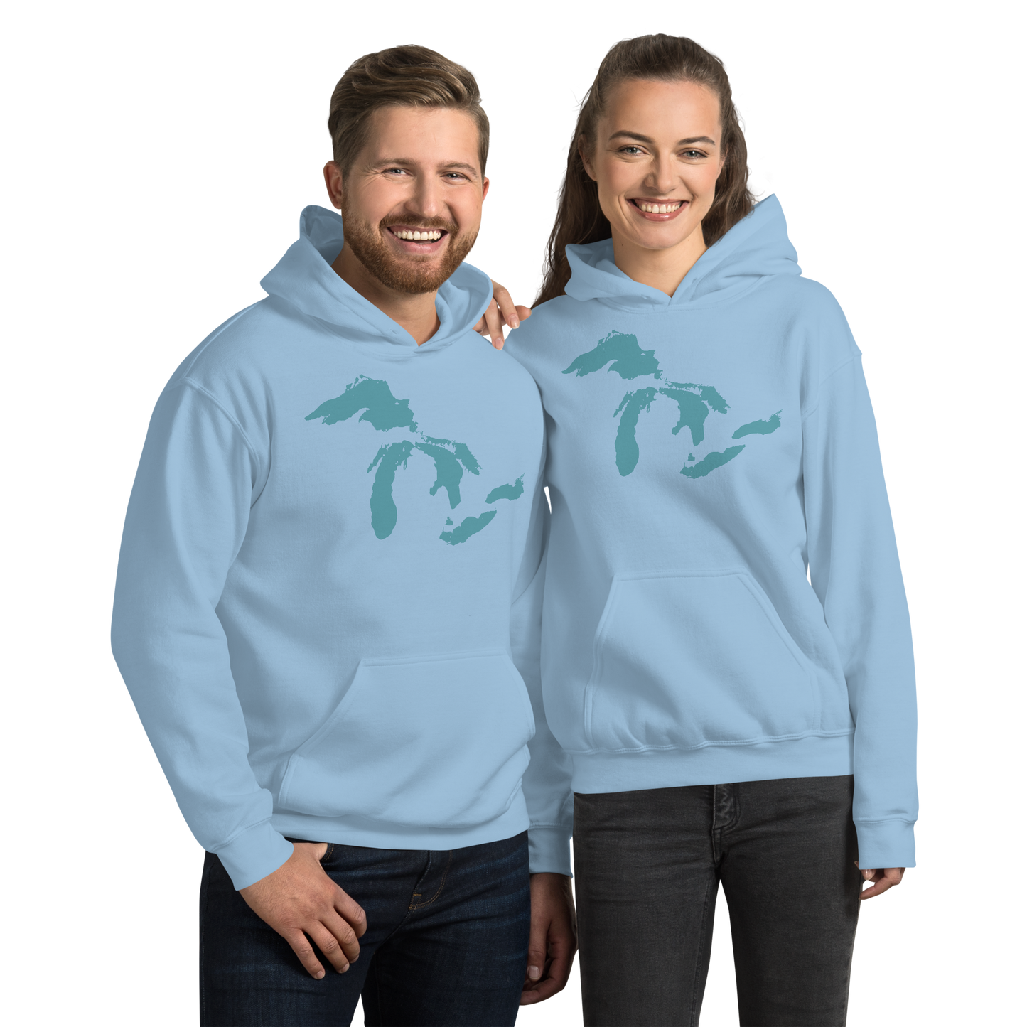 Great Lakes Hoodie (Huron Blue) | Unisex Standard