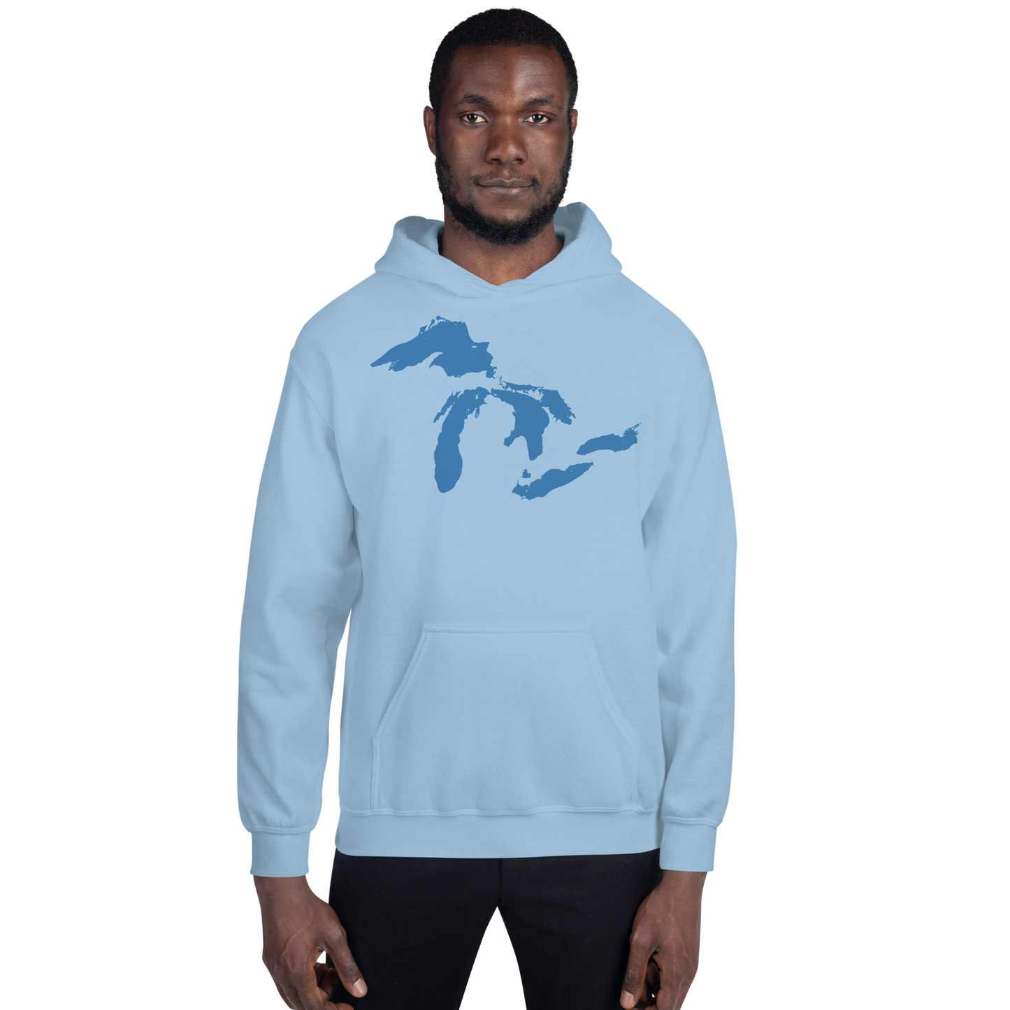 Great Lakes Hoodie (Superior Blue) | Unisex Standard