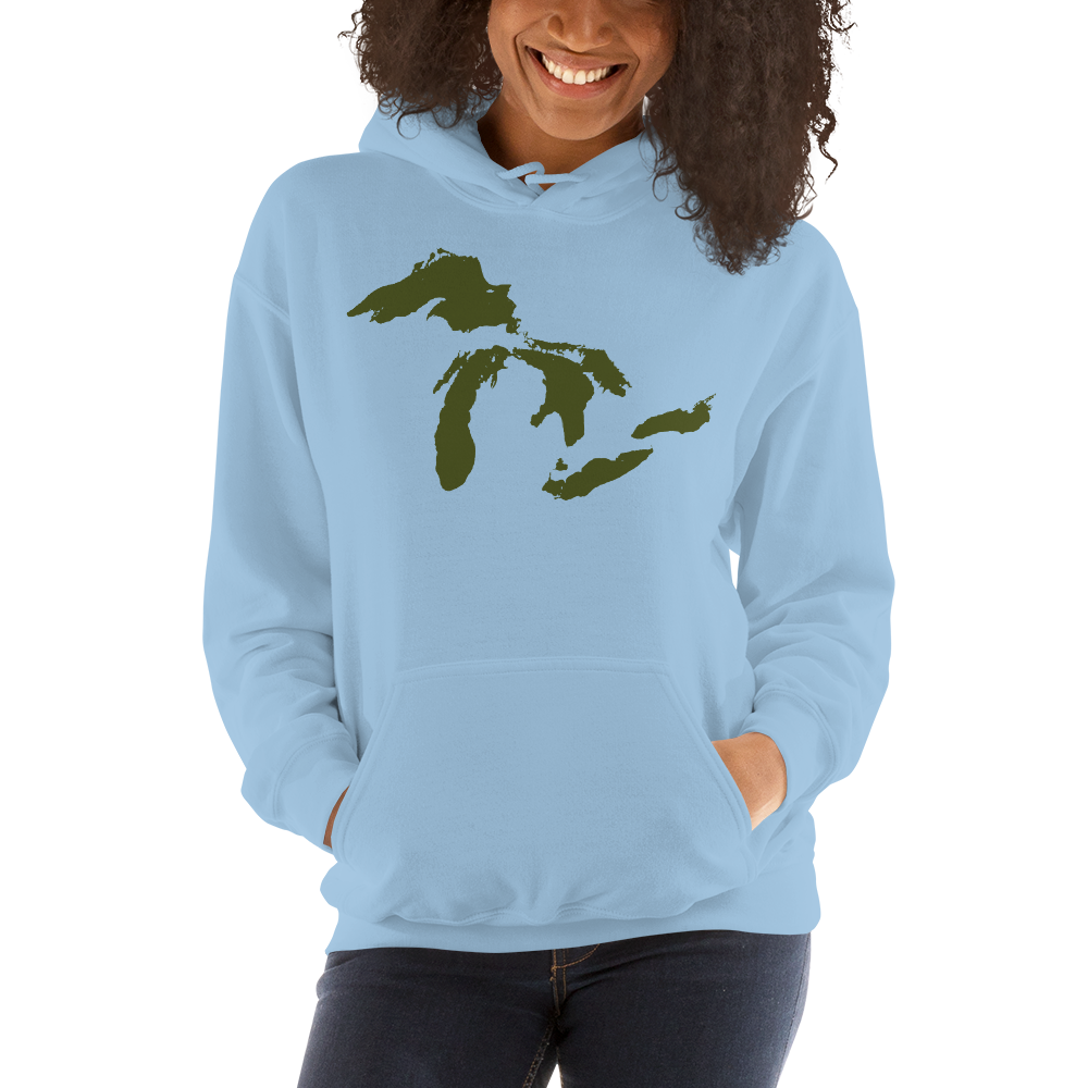 Great Lakes Hoodie (Army Green) | Unisex Standard