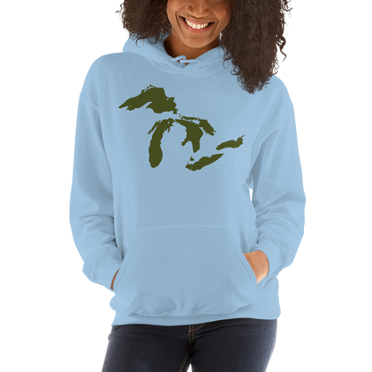 Great Lakes Hoodie (Army Green) | Unisex Standard