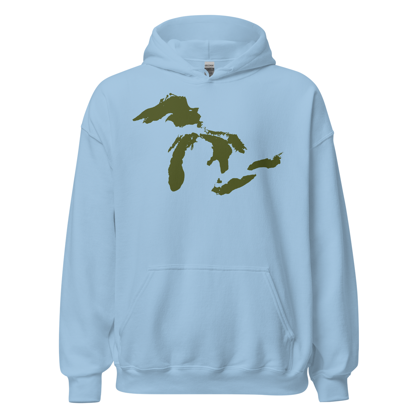 Great Lakes Hoodie (Army Green) | Unisex Standard