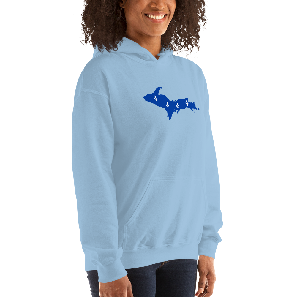 Michigan Upper Peninsula Hoodie (w/ UP Quebec Flag Outline) | Unisex Standard