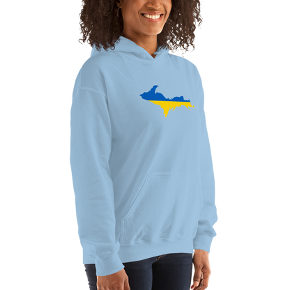 Michigan Upper Peninsula Hoodie (w/ UP Ukraine Outline) | Unisex Standard