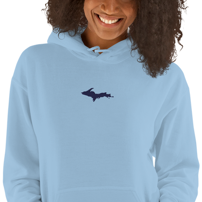 Michigan Upper Peninsula Hoodie (w/ Embroidered UP Outline) | Unisex Standard