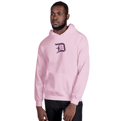 Detroit 'Old English D' Hoodie (Plum) | Unisex Standard - Emb.