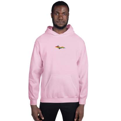 Michigan Upper Peninsula Hoodie (w/ Embroidered UP Pride Flag Outline) | Unisex Standard