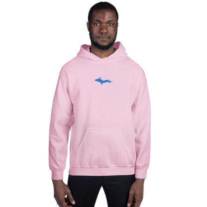 Michigan Upper Peninsula Hoodie (w/ Embroidered Azure UP Outline) | Unisex Standard