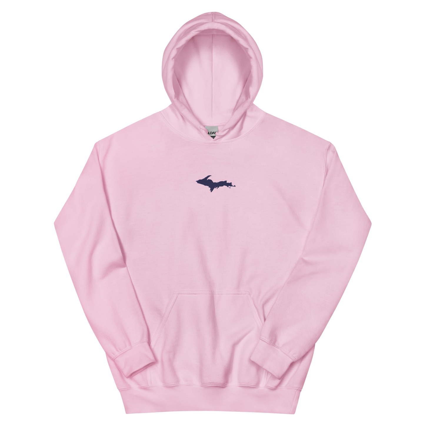 Michigan Upper Peninsula Hoodie (w/ Embroidered UP Outline) | Unisex Standard