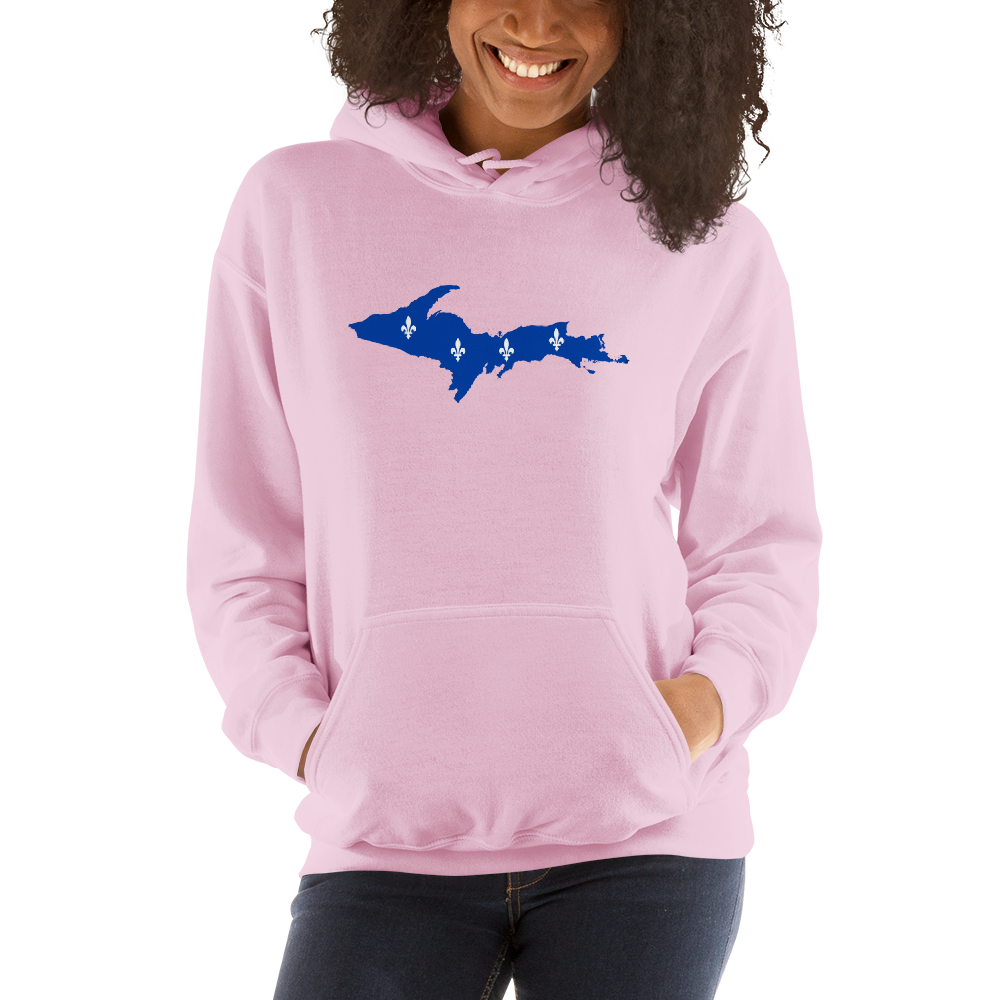 Michigan Upper Peninsula Hoodie (w/ UP Quebec Flag Outline) | Unisex Standard