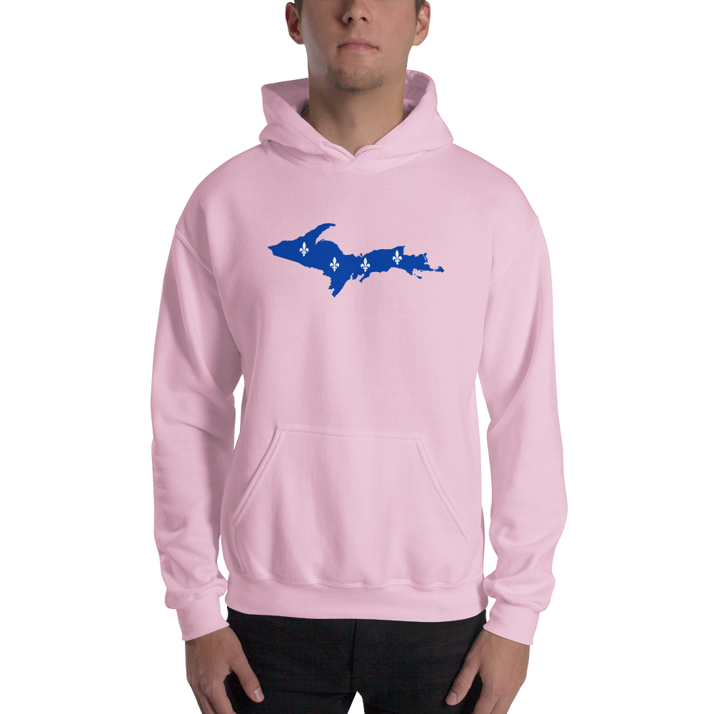 Michigan Upper Peninsula Hoodie (w/ UP Quebec Flag Outline) | Unisex Standard