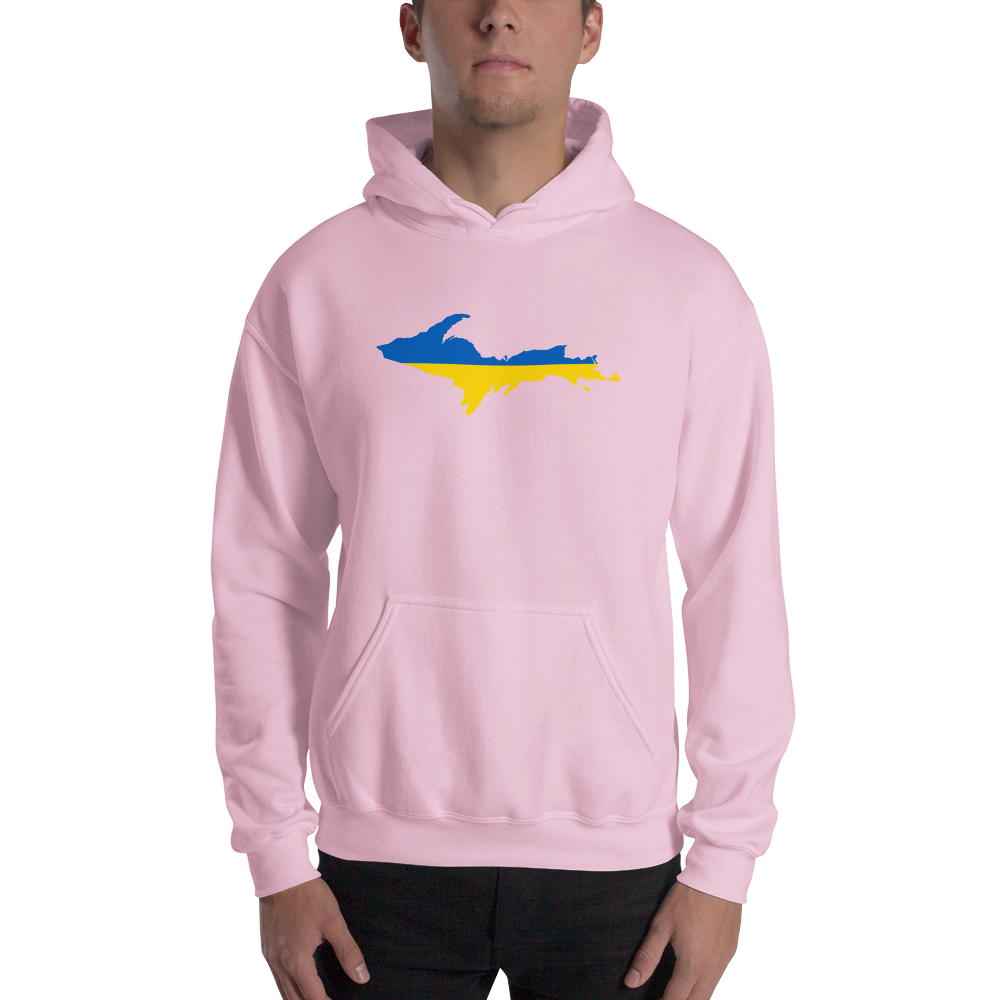 Michigan Upper Peninsula Hoodie (w/ UP Ukraine Outline) | Unisex Standard